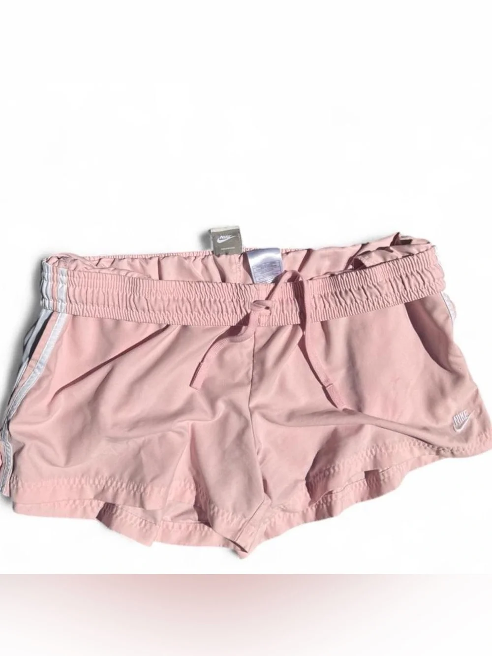 Nike Pink & White Vintage Athletic Shorts